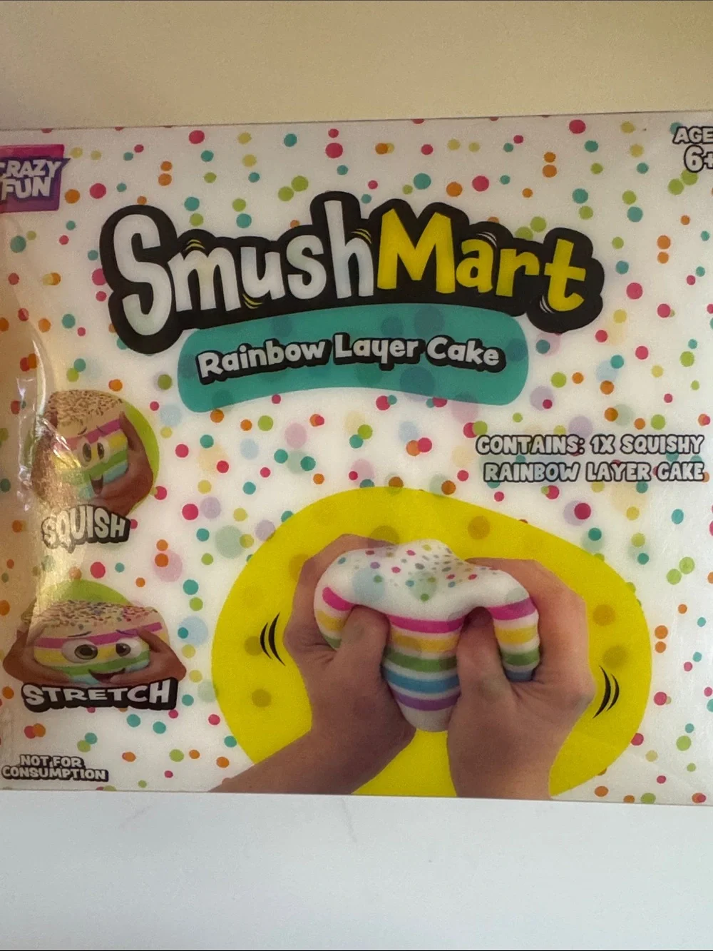 SmushMart Rainbow Layer Cake Squishy – $26